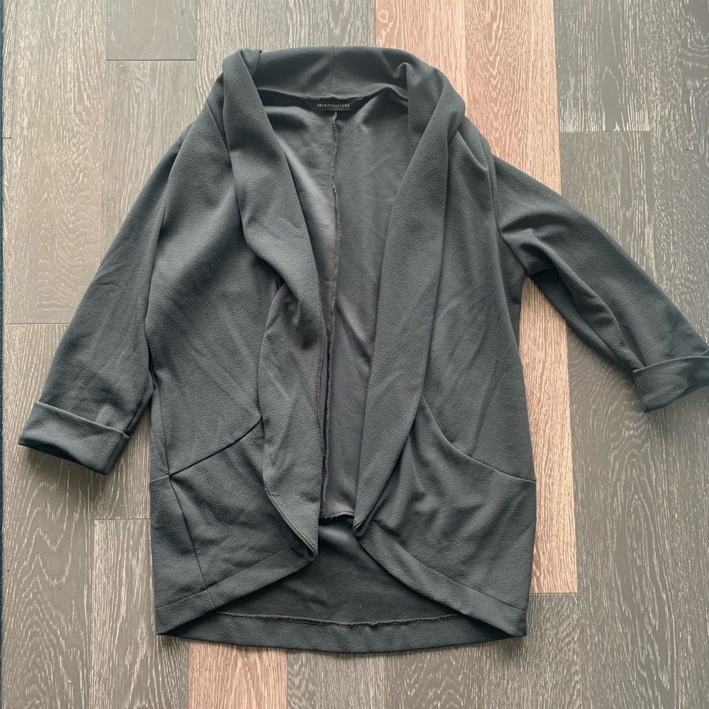 Seven sisters casual blazer, medium navy